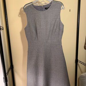 Structured wool sheath dress